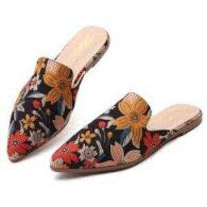 Floral Mules